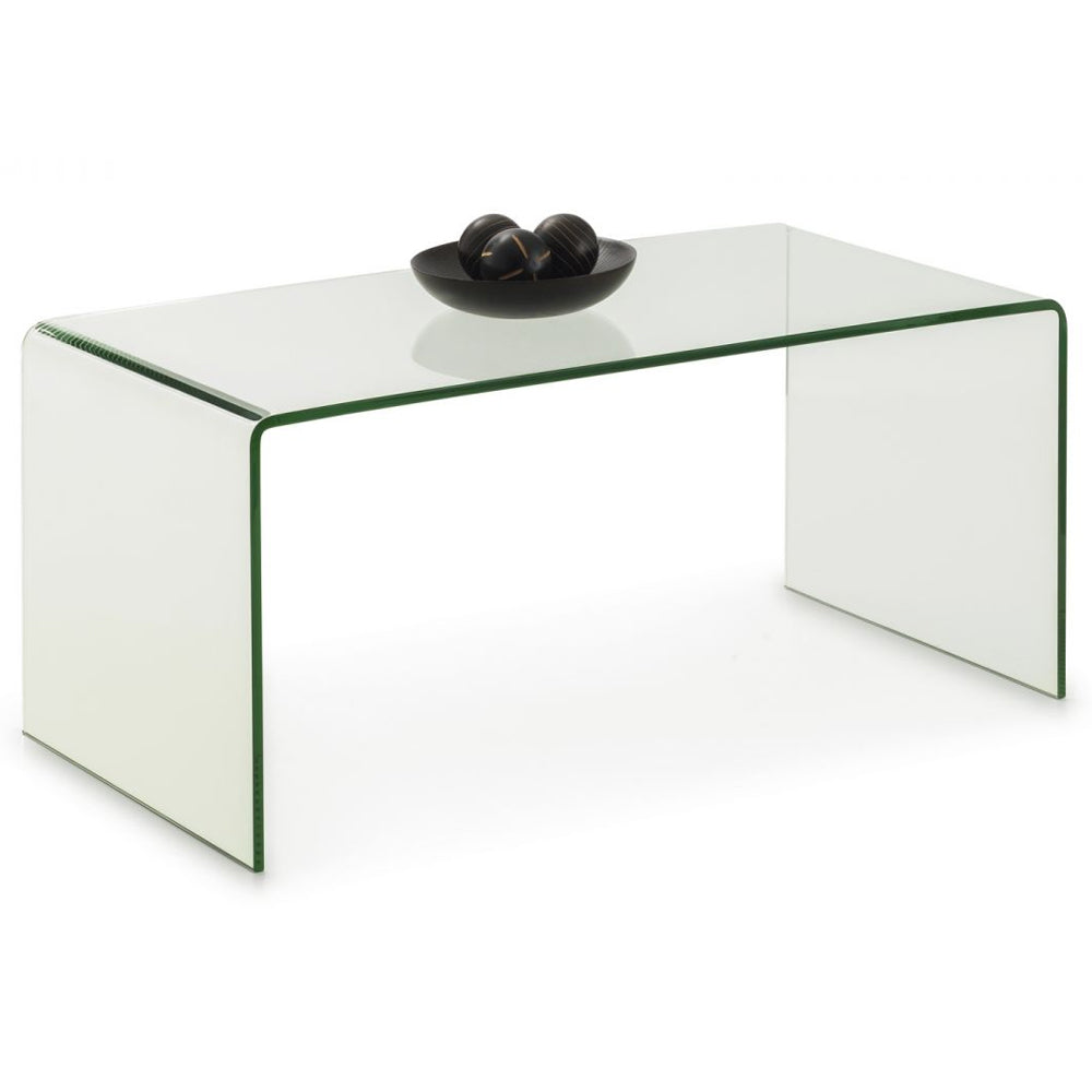 Amalfi Bent Glass Coffee Table