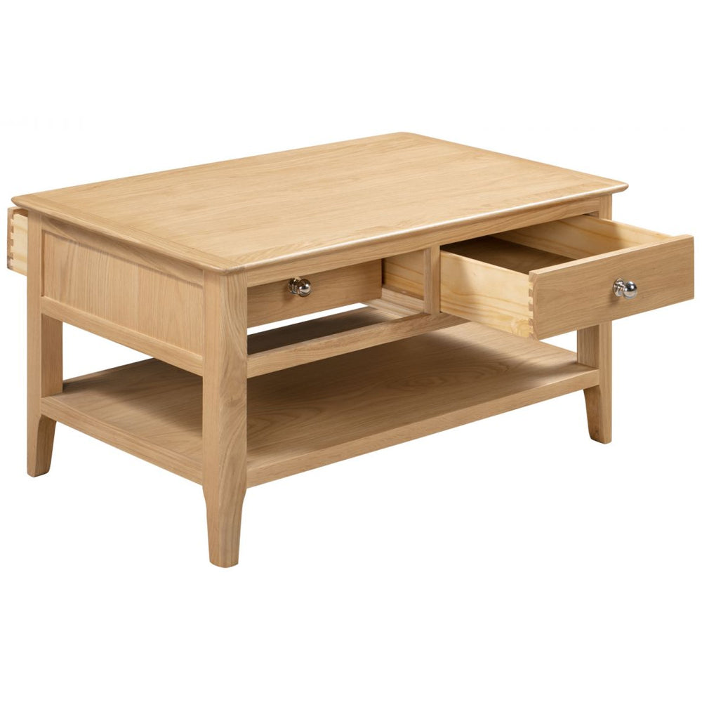 Cotswold Coffee Table With 2 Drawers