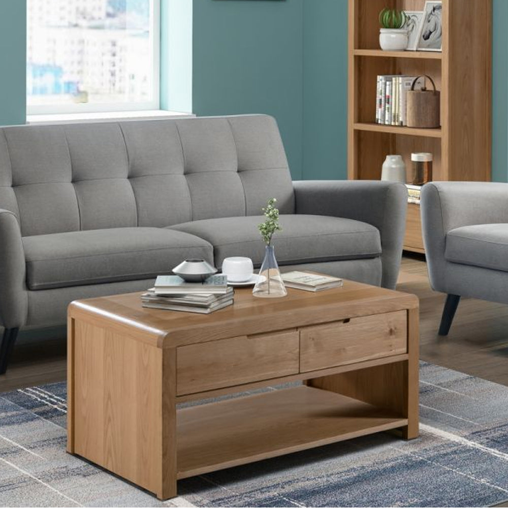 Curve Coffee Table Oak