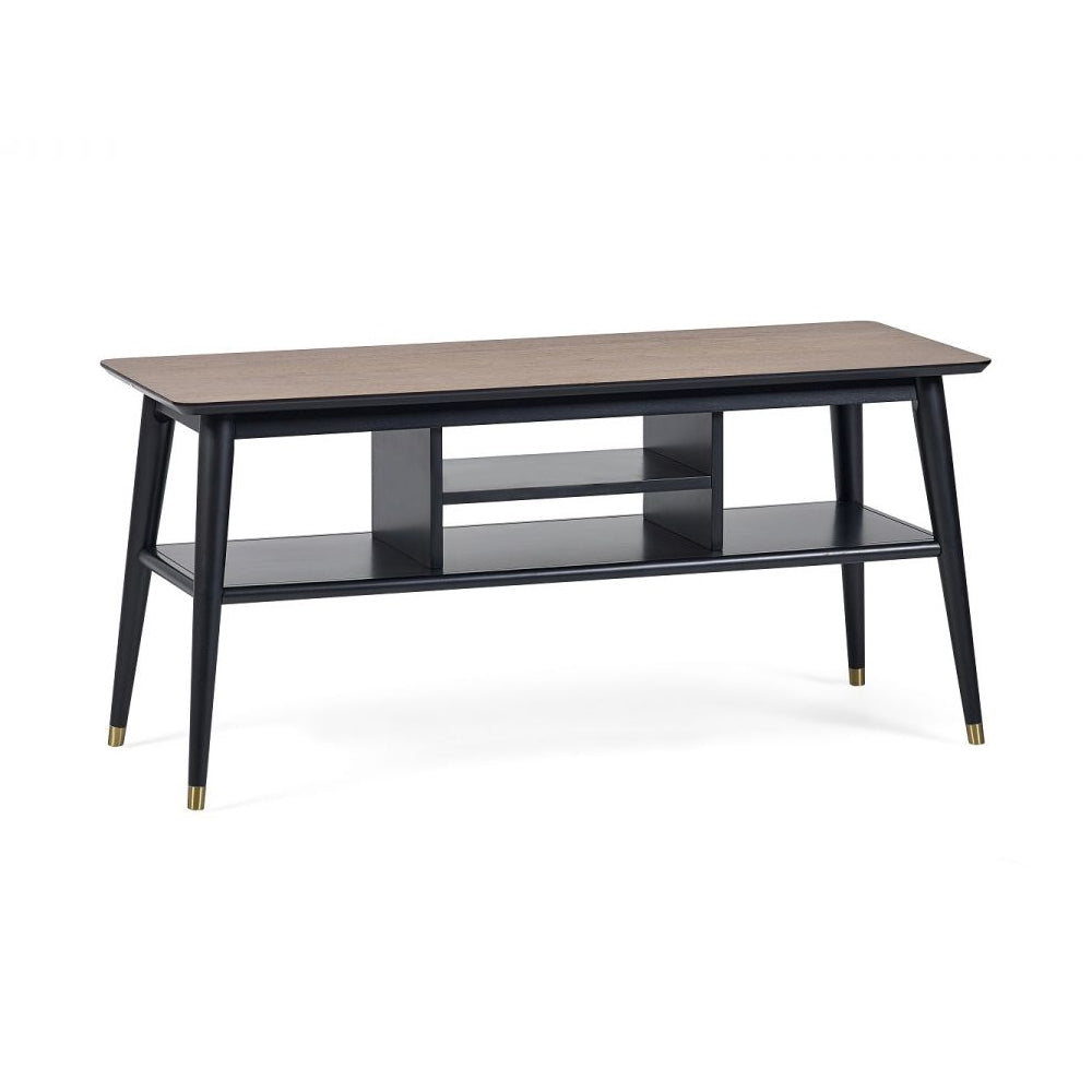 Findlay Media Unit Walnut And Black