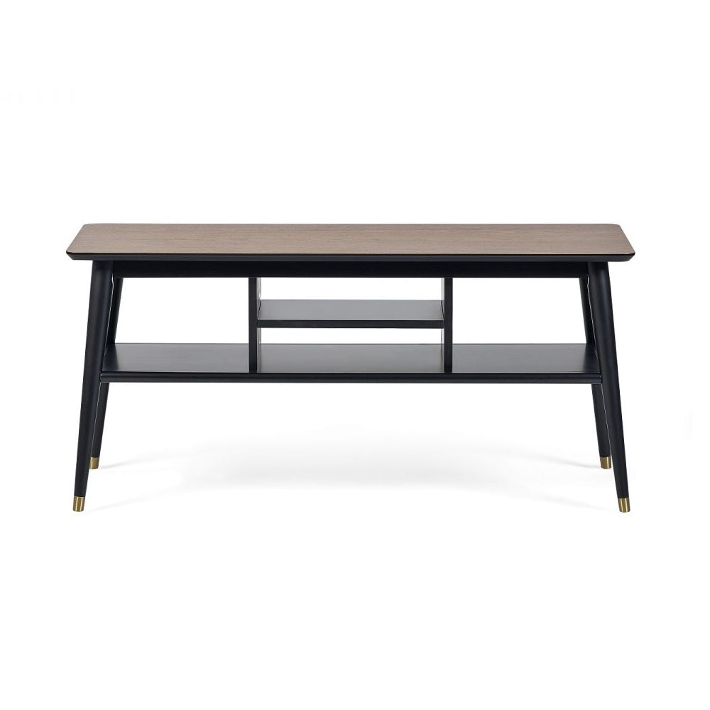 Findlay Media Unit Walnut And Black