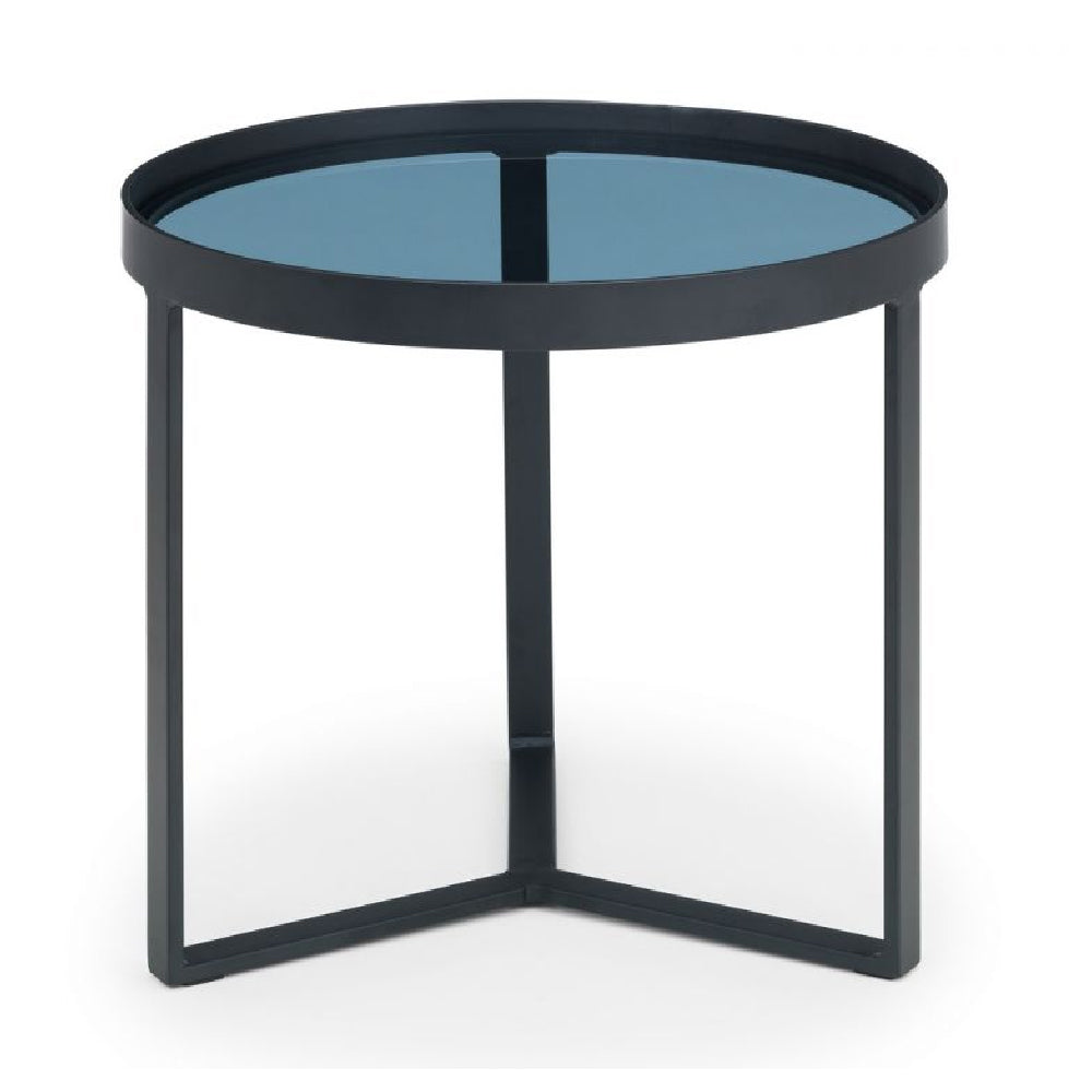 Loft Lamp Table Smoked Glass