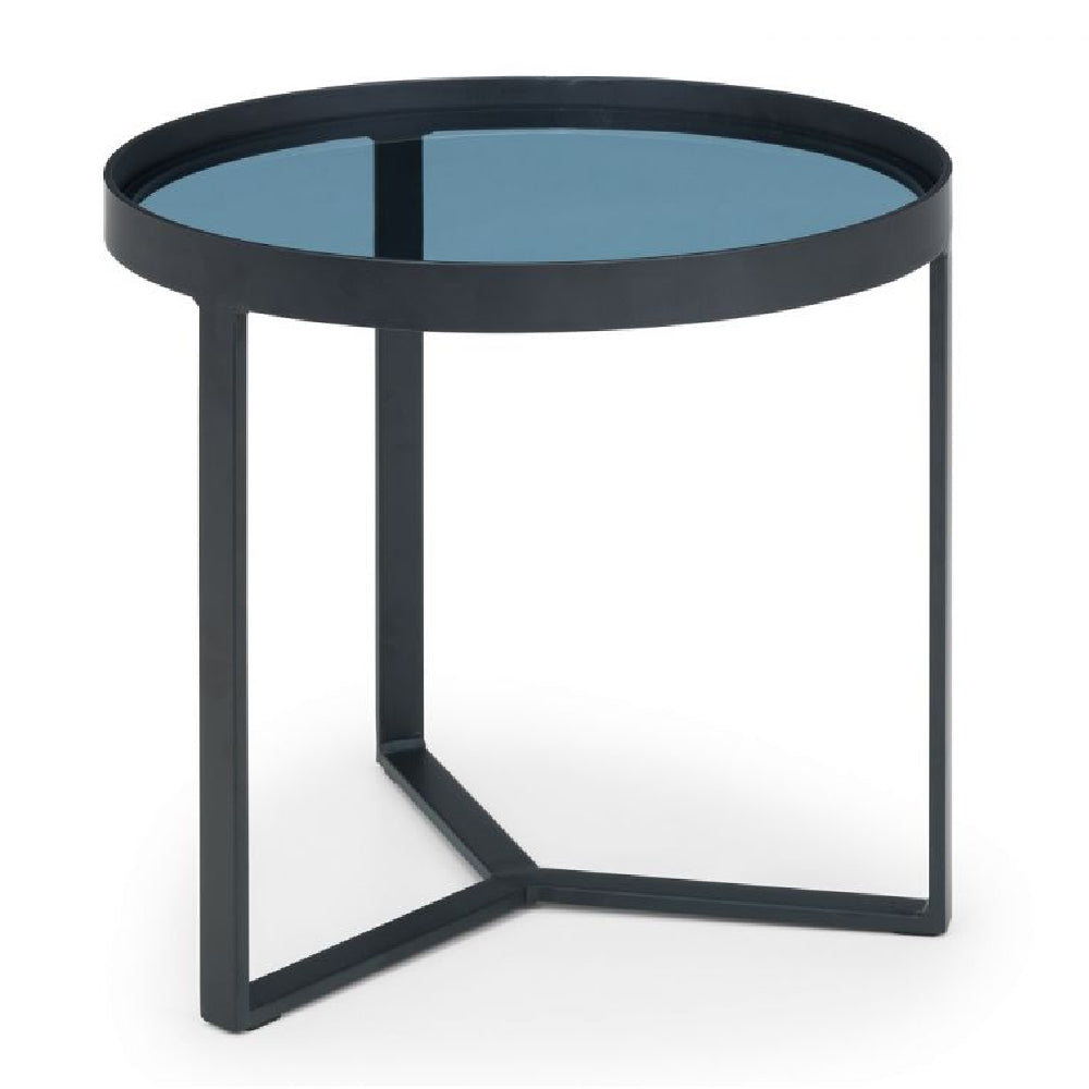 Loft Lamp Table Smoked Glass