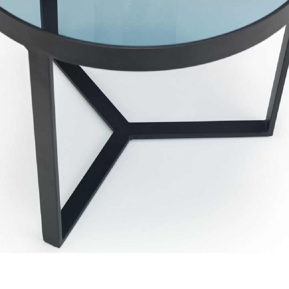Loft Lamp Table Smoked Glass